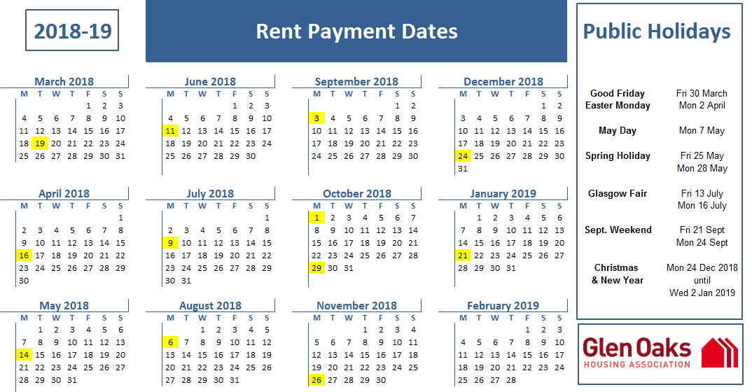 Pay rent